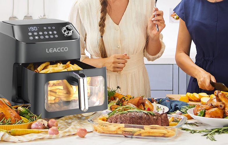 LEACCO 4.5L 1050W non-fat fryer AF020 White, Leacco AF020 White