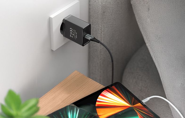 Vention FAIB0-EU USB-C 30W wall charger (black), Vention FAIB0-EU