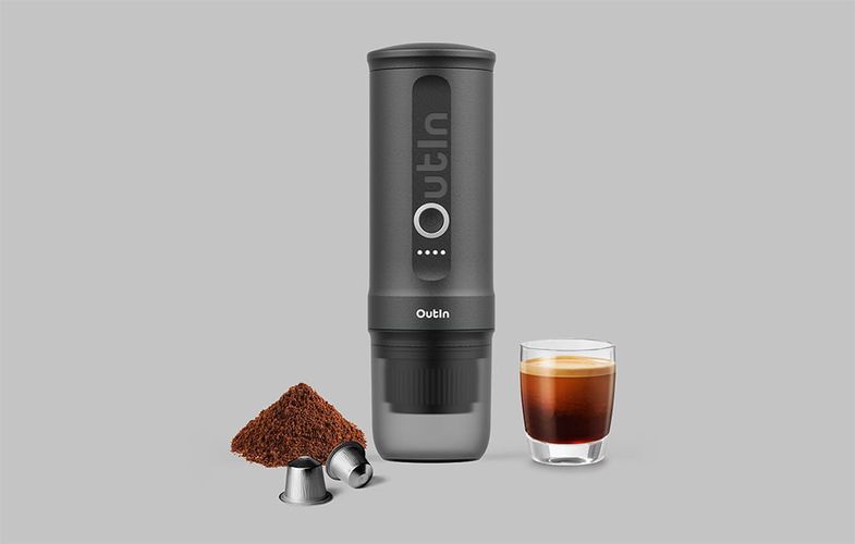 Outin Nano 7500mAh Portable Coffee Maker (Gray), OUTIN A000001