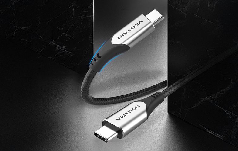 USB-C to USB-C 60W cable Vention TAAHD 0.5m (gray), Vention TAAHD