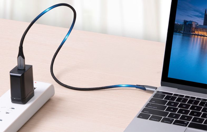 USB-C to USB-C 60W cable Vention TAAHD 0.5m (gray), Vention TAAHD