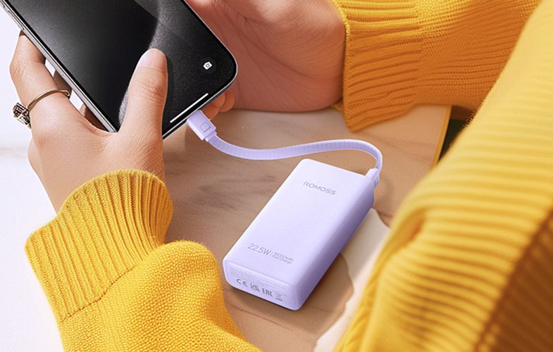 Powerbank Romoss PHA10 10000mAh 22.5W (purple), Romoss PHA10-151-8333H