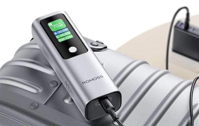 Romoss PPU10 10000mAh 130W Powerbank (silver), Romoss PPU10-128-S533H