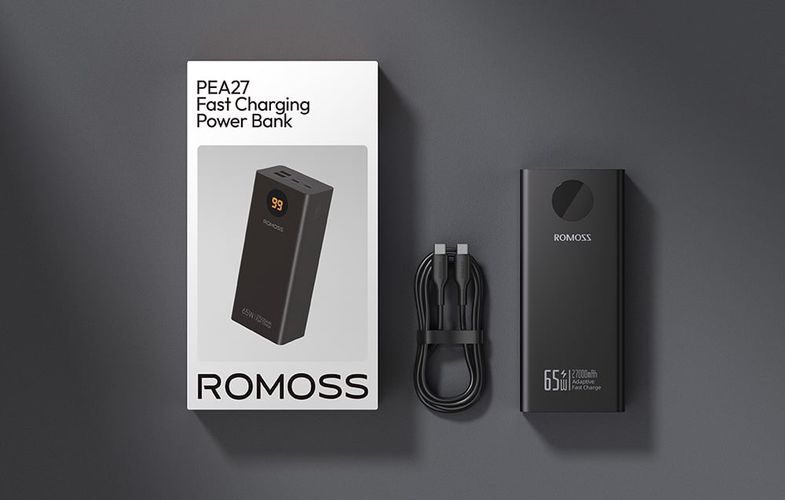 Powerbank Romoss PEA27S Pro 27000mAh 65W (black), Romoss PEA27-282-2133H