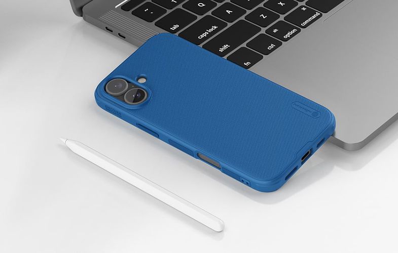 Case Nillkin Super Frosted Shield Pro iPhone 16 (niebieski), Nillkin 6902048286429