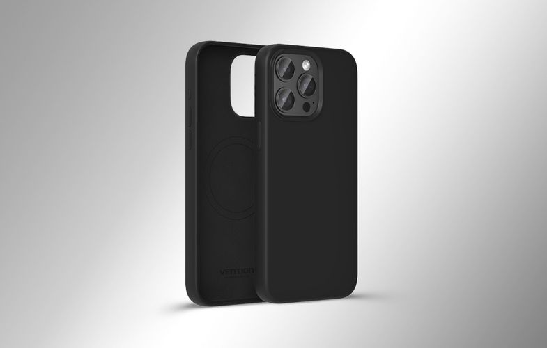 Vention KUEB0-40 Silicone Case for iPhone 14 Pro Max (black), Vention KUEB0-40