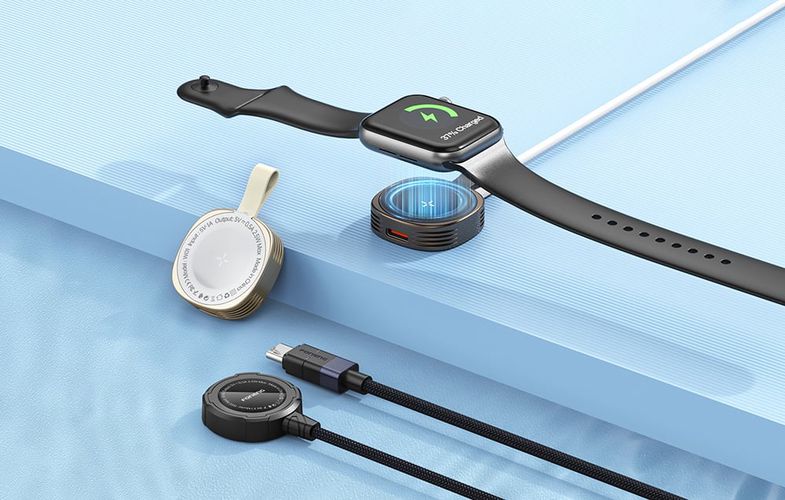 Foneng W01 wireless charger for Apple Watch 2.5W (silver), Foneng W01 Apple Watch Meta
