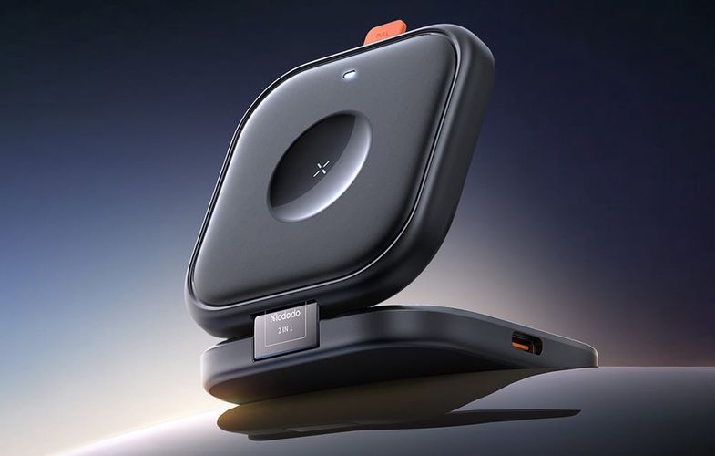 Wireless charging station for iPhone, McDodo CH-2160 15W 2-in-1, Mcdodo CH-2160