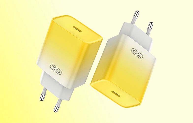 Wall charger XO CE18, USB-C, PD30W (yellow), XO CE18 yellow