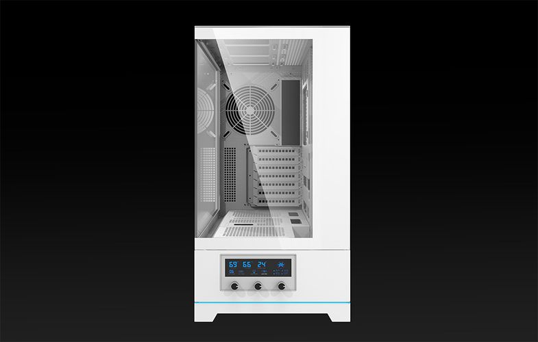 Darkflash DY451 computer case without fans (white), Darkflash DY451 White