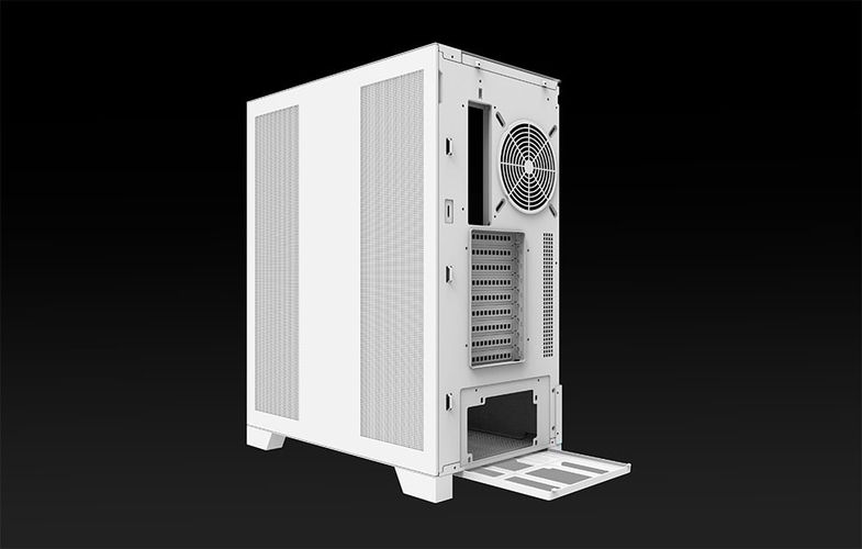 Darkflash DY450L computer case without fans (white), Darkflash DY450L White