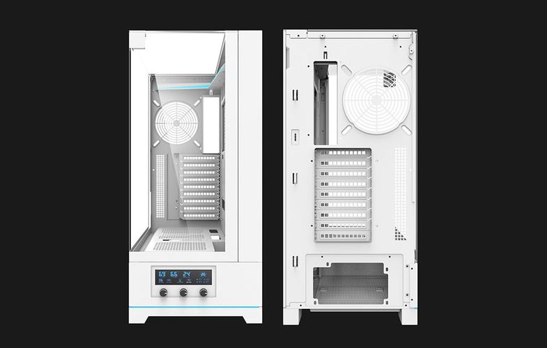 Darkflash DY450 computer case without fans (white), Darkflash DY450 White