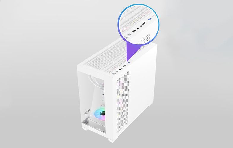 Darkflash C218M computer case (white), Darkflash C218M White