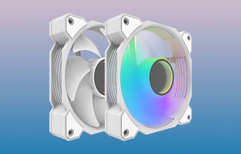 Darkflash DR08 5-in-1 Cooling Fan (White), Darkflash DR08 5IN1 White