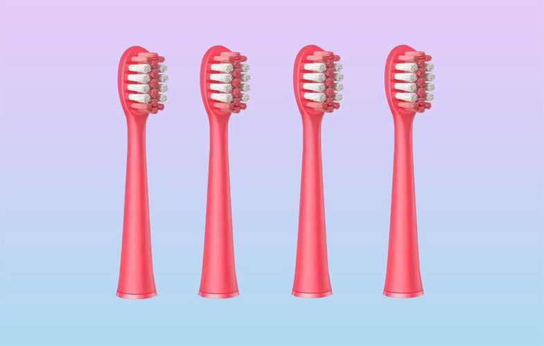 Bitvae K7S toothbrush tips (pink), Bitvae SDK7S Pink