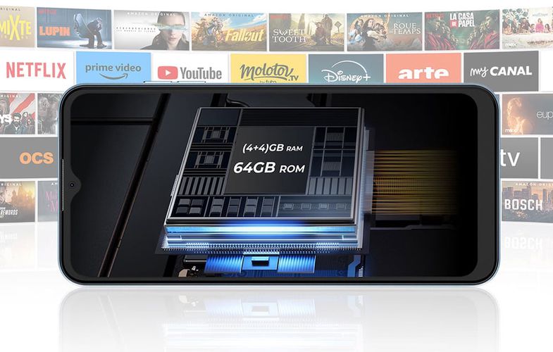 Smartphone HOTWAV Note 15 - 6.6'' 4+4/64GB Szary, HOTWAV Note 15 Dark Grey