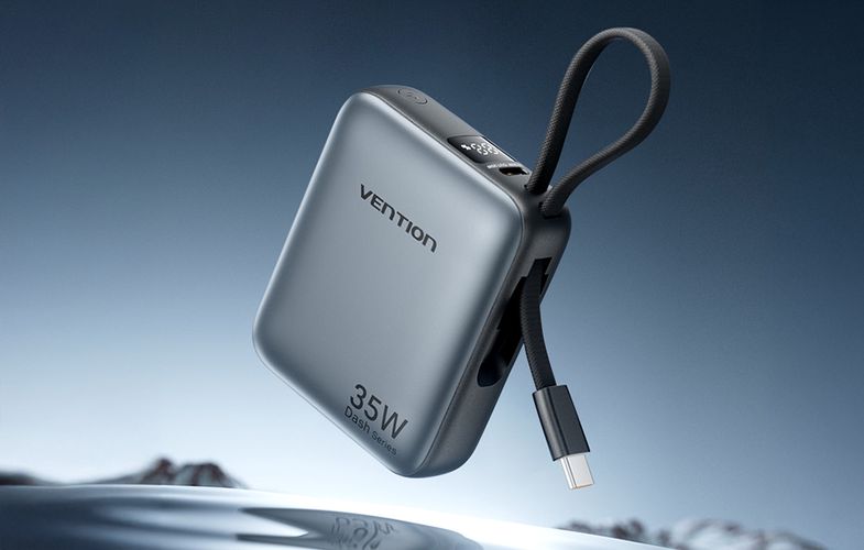 Powerbank Vention FHEH0 10000mAh 35W (Szary), Vention FHEH0