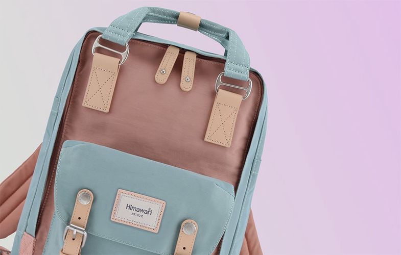 Himawari 188L-1 14'' laptop backpack (pink-blue), Himawari 188L-1