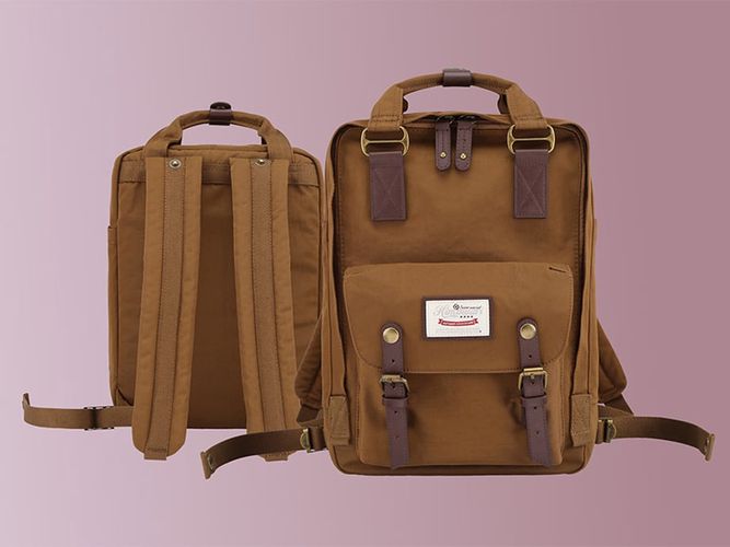 Himawari 188L 14'' laptop backpack (brown), Himawari 188L-53