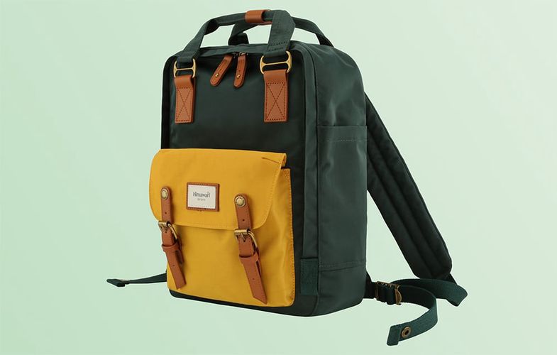 Himawari 188L 14'' laptop backpack (green-yellow), Himawari 188L-56