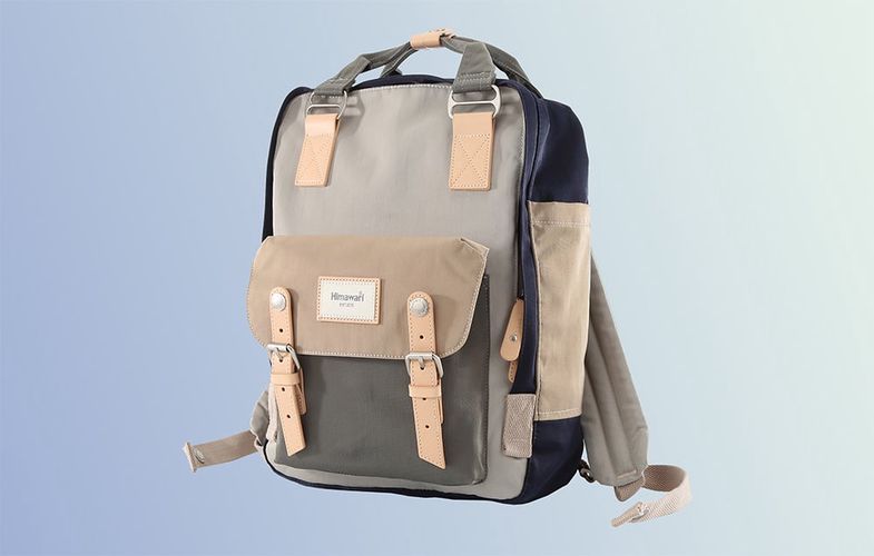 Himawari 188L 14'' laptop backpack (gray-beige), Himawari 188L-77