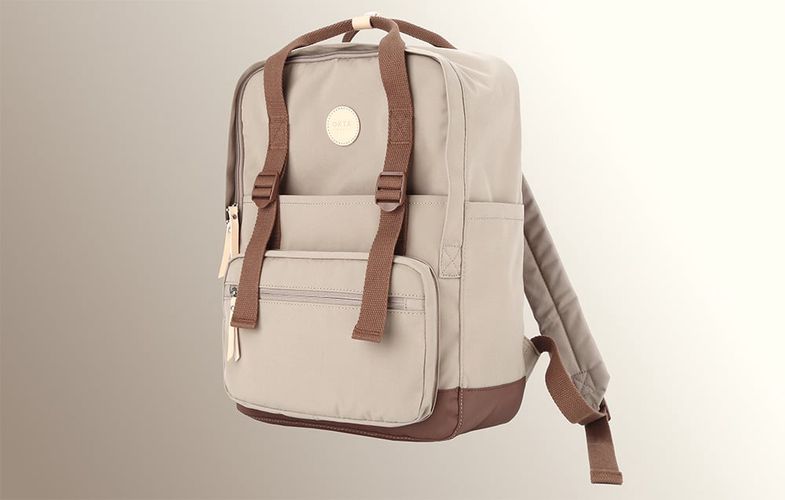 Himawari 1085B 15'' laptop backpack (beige-brown), Himawari 1085B-9