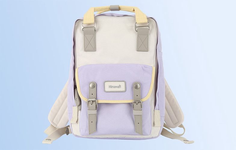 Himawari 194L 14'' laptop backpack (purple and sand), Himawari 194L-3