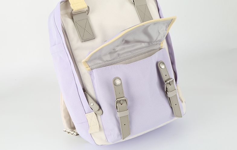 Himawari 194L 14'' laptop backpack (purple and sand), Himawari 194L-3