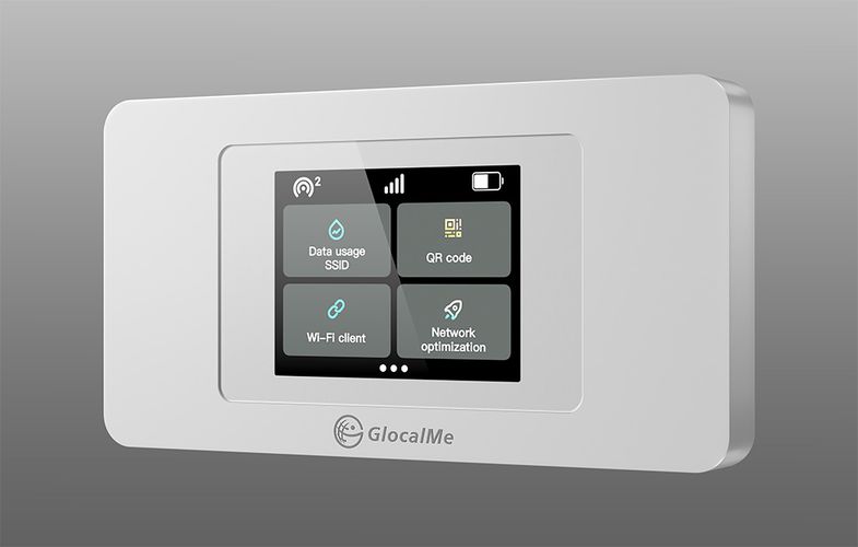 GlocalMe Duoturbo Cloud SIM Portable Wi-Fi 4G/LTE Router, GlocalMe Duoturbo white