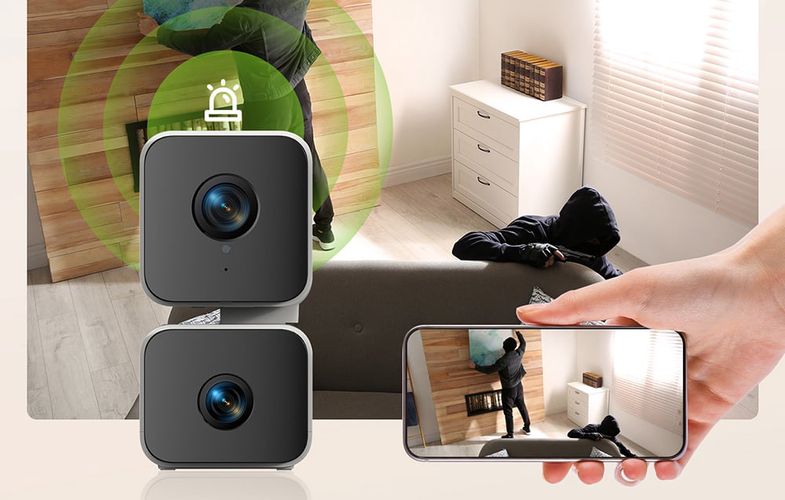 Gosund PC12 smart dual WiFi camera (4MP 1920x2160, Tuya), Gosund PC12