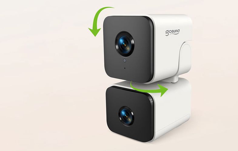 Gosund PC12 smart dual WiFi camera (4MP 1920x2160, Tuya), Gosund PC12