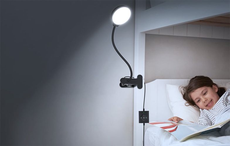 Clip on Reading Light Glocusent GLCSNTBL202 Black, Glocusent GLCSNTBL202
