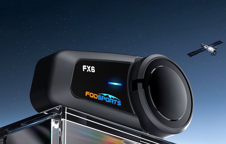 Fodsports FX6 motorcycle intercom (black), Fodsports FX6