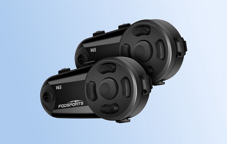 Fodsports V6S motorcycle intercom two-pack, Fodsports V6S 2 pack