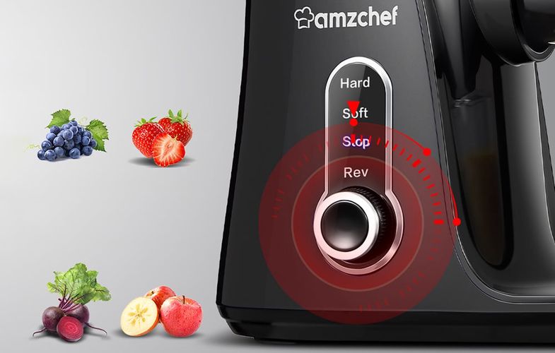 AMZCHEF GM3001-BK slow speed juicer (black), AMZCHEF GM3001-BK