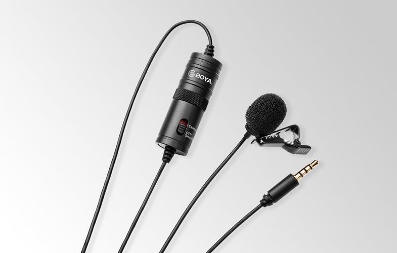 Microphone Krawatowy BOYA BY-M1 DSLR Lavalier microphone, BOYA BY-M1 DSLR