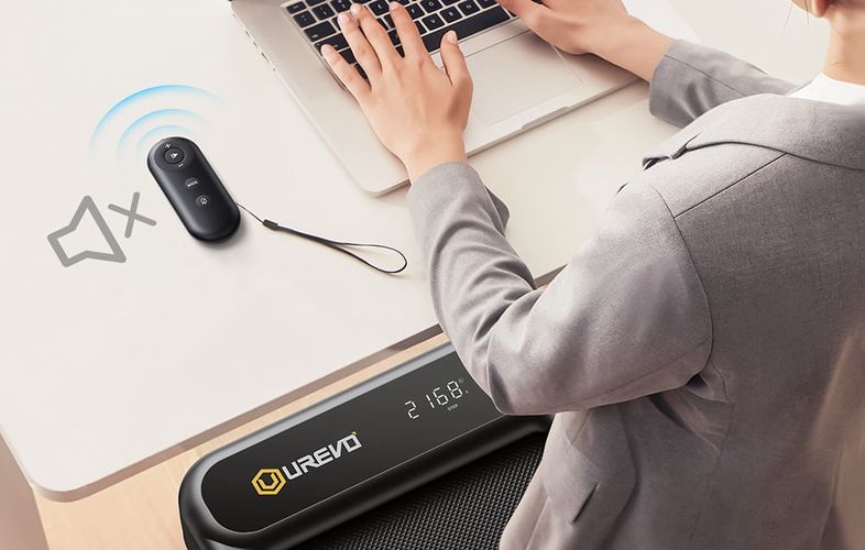 UREVO Strol 2E Smart 2-in-1 electric treadmill (black), Urevo URTM030