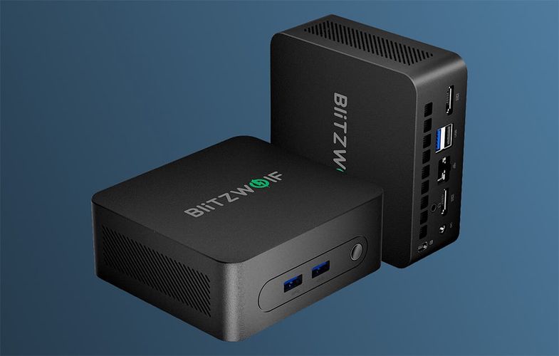 Mini PC BlitzWolf Windows11 Intel Dual Display BW-MPC2 (czarny), BlitzWolf BW-MPC2