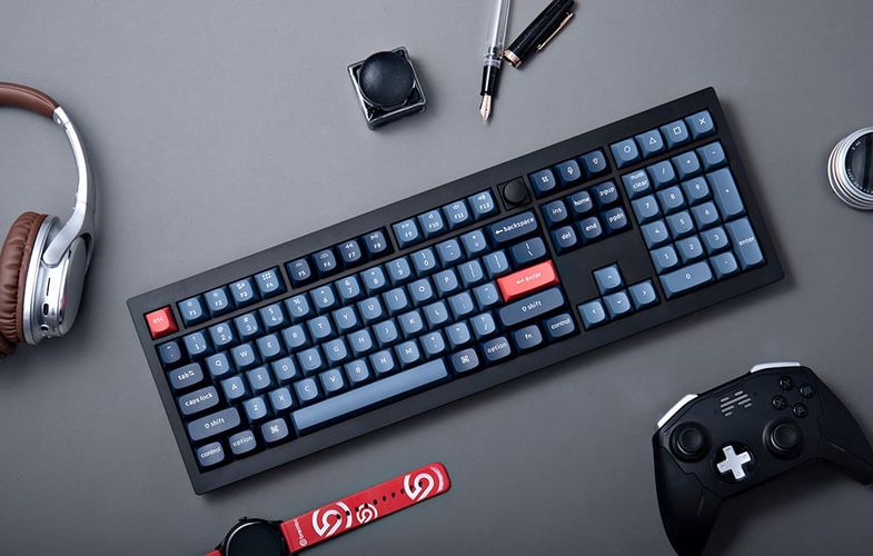 Keychron V6 Max RGB Wireless Mechanical Keyboard without Switches - barebone (black) [V6M-Z4]., Keychron V6M-Z4