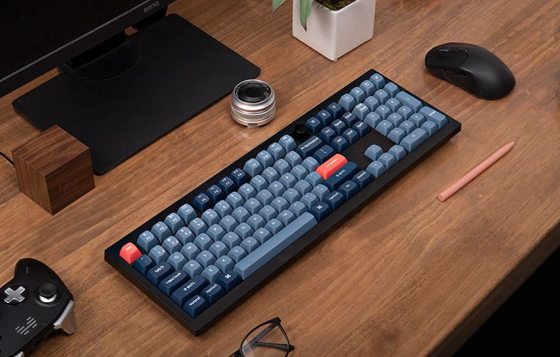 Keychron V6 Max QMK/VIA RGB Knob Barebone Switch Wireless Mechanical Keyboard (black), Keychron V6M-Z4