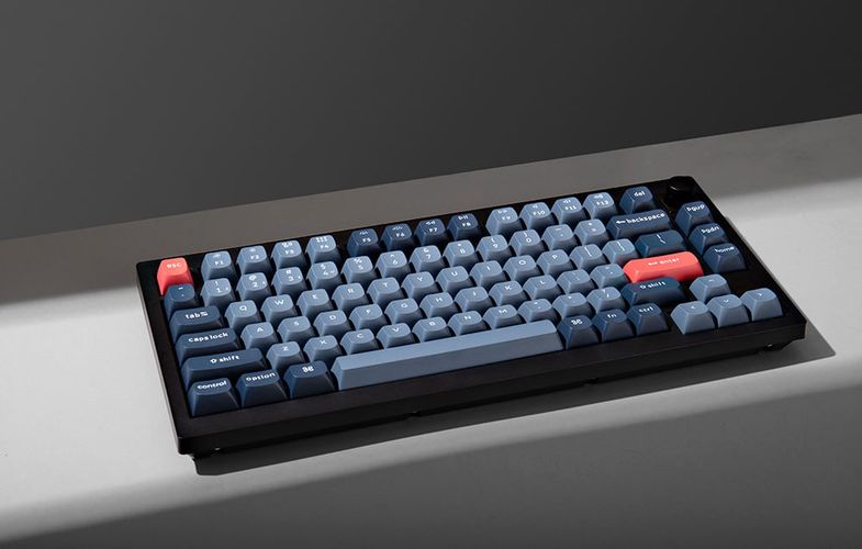 Keychron V1 Max RGB Banana Switch Wireless Mechanical Keyboard (Black) [V1M-D4]., Keychron V1M-D4