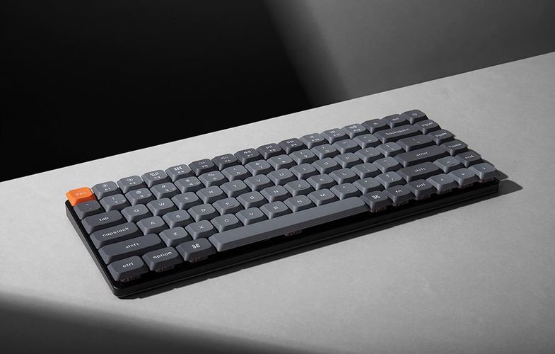 Keychron K3 Max RGB Wireless Mechanical Keyboard, Low Profile, Red Switch (Black) [K3M-H1]., Keychron K3M-H1