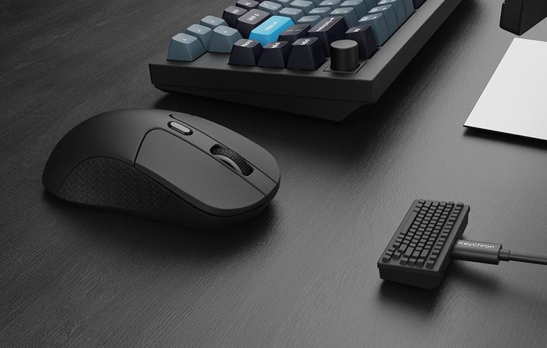 Keychron M3 RGB 4000Hz Wireless Gaming Mouse (Black) [M3-A4]., Keychron M3-A4