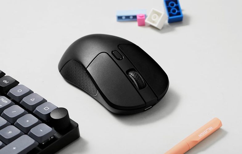 Keychron M3 RGB 4000Hz Wireless Gaming Mouse (Black) [M3-A4]., Keychron M3-A4