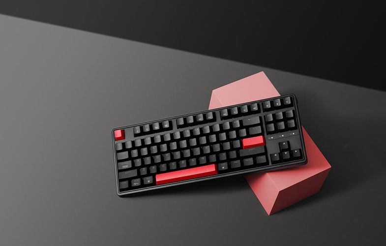 Keychron C3 Pro Red Backlight Red Switch Mechanical Keyboard (black), Keychron C3P-A1