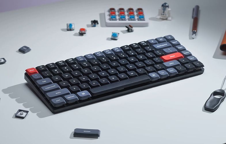 Keychron K3 Pro Brown Switch Wireless Low Profile Mechanical Keyboard (Black) [K3P-A3]., Keychron K3P-A3