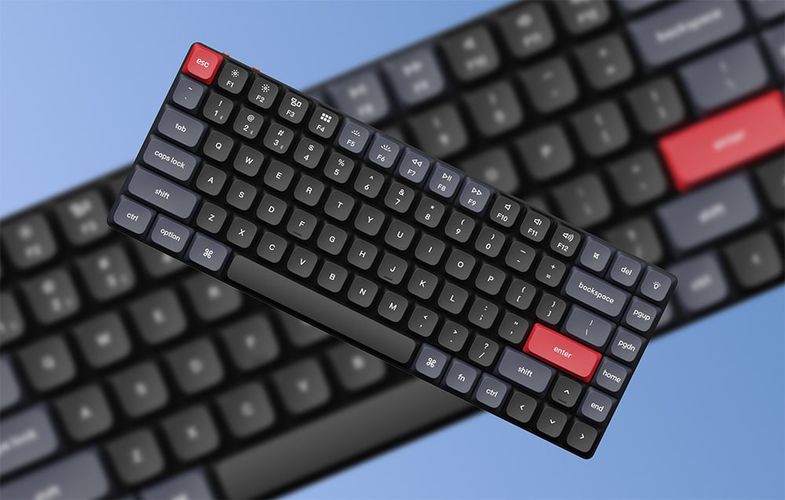 Keychron K3 Pro Brown Switch Wireless Low Profile Mechanical Keyboard (Black) [K3P-A3]., Keychron K3P-A3