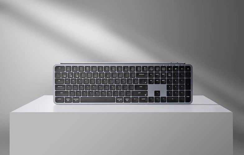 Keychron B6 Pro Wireless Ultra-Slim Full-Size Keyboard (Gray), Keychron B6P-K1