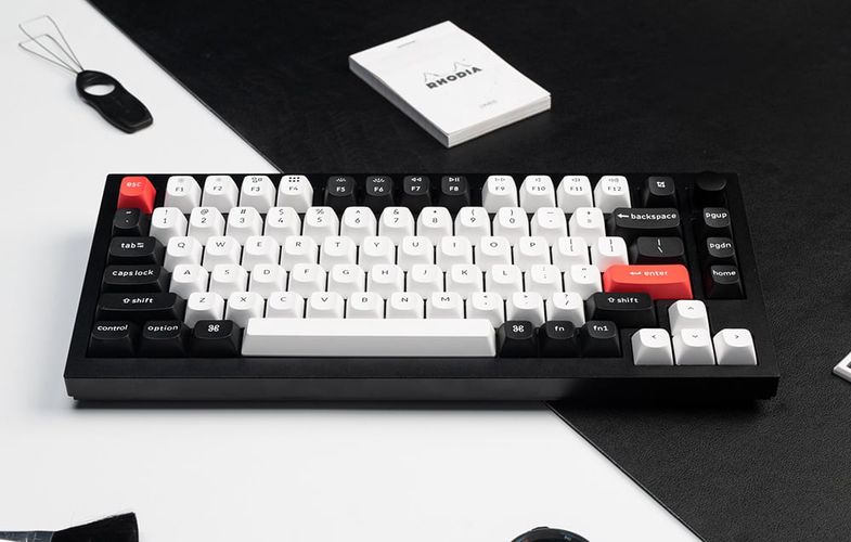 Keychron Q1 HE RGB Wireless Mechanical Keyboard, Nebula Magnetic Switch (Black) [Q1H-M1]., Keychron Q1H-M1