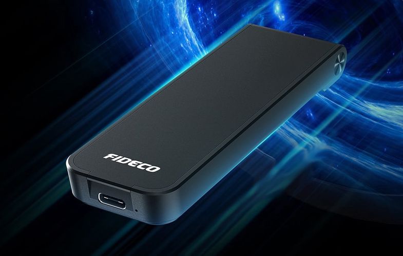 M.2 NVMe 10Gbps SSD enclosure FIDECO M210CP black (USB-C/USB 3.2), FIDECO M210CP(Black)